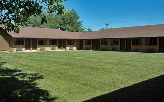 outside